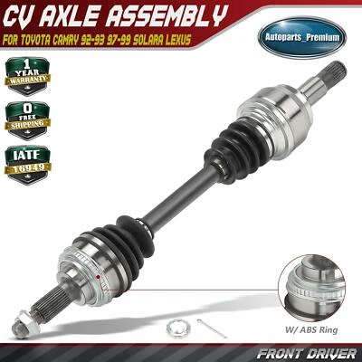Conjunto de eje CV conductor delantero para Toyota Camry 92-93 97-99 Solara Lexus ES300 Foto 1 de 4