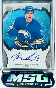 2021-22 UD Ice Arttu Ruotsalaine Exquisite Collection Rookies #R-AR /99 Sabres - Picture 1 of 2