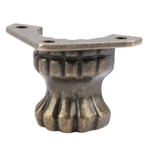 Protector de esquina de patas decorativo para CST para caja de madera para joyero antiguo 4 piezas - Imagen 1 de 8