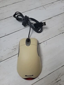 Vintage Microsoft X05-77975 Wheel Mouse Optical USB And PS/2 Compatible - Picture 1 of 4