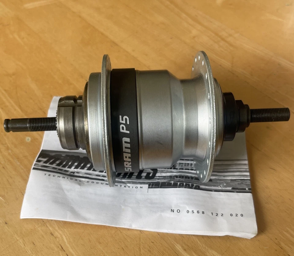 SRAM P5GEARED HUB, 5 Speed, 36 H - Image 1 of 4