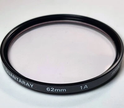 62mm Skylight 1A Glass Lens Filter Japan Genuine 62 mm 62-SK sklight1A Quantaray - Image 1 of 4