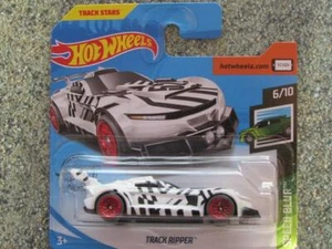 Hot Wheels 2019 #037/250 TRACK RIPPER white and black @PQ - Picture 1 of 2