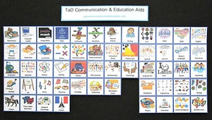 MY SUBJECT CARDS - School College Autismo ADHD Visual Comunicazione Aiuti PECS SEN - Foto 1 di 43