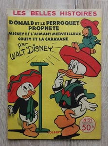 BELLES HISTOIRES WALT DISNEY **SERIE 2 N°31 DONALD ET LE PERROQUET   ** 1956 - Imagen 1 de 2