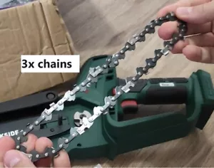 3x Saw chain for Parkside 20V PGHSA 20V PGHSA 20-Li B1 cordless - Picture 1 of 2
