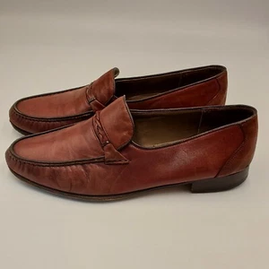 Cole Haan Herren Hellbraun Leder Schürze Zehe Horsebit Halbschuhe C05328 US 11,5 M - Bild 1 von 8