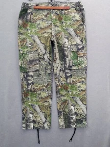 Mossy Oak Men Cargo Pants 36-38 Break Up Mountain Country Camo High Desert Pine - Picture 1 of 18