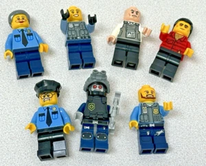 Mixed Lot of 7 Security Police SWAT LEGO Minifigures - LEGO Movie and Robo SWAT - Picture 1 of 13