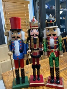 NUTCRACKERS THREE IN THIS GROUP 15 INCH - Picture 1 of 3