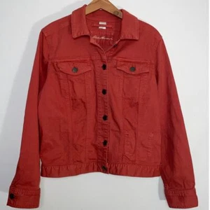 Chaqueta vaquera Eddie Bauer - Para mujer talla L - Color naranja rojizo - Imagen 1 de 16