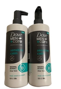 Lot Of 2 Men+Care, Face + Body Cleanser, Sensitive Calm , 16.9 fl oz (500 ml) - Picture 1 of 1