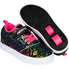 Heelys Pro 20 X2   Black Neon Pink Cyan