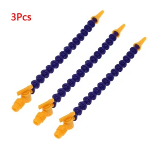 3 Pcs Flexible Plastic Water Oil Coolant Pipe Hose for Lathe Switch CNC Milling - Picture 1 of 4