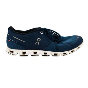 Sneakers Uomo 10.5 ON Running Cloud 5 Midnight Blu Navy Bianco Scarpe Oncloud - Foto 1 di 13