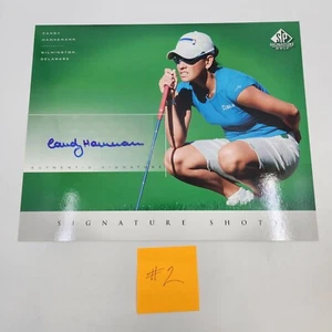 SP Golf Signature Shots Candy Hannemann 2004 autógrafo automático 8x10 usado - Imagen 1 de 3