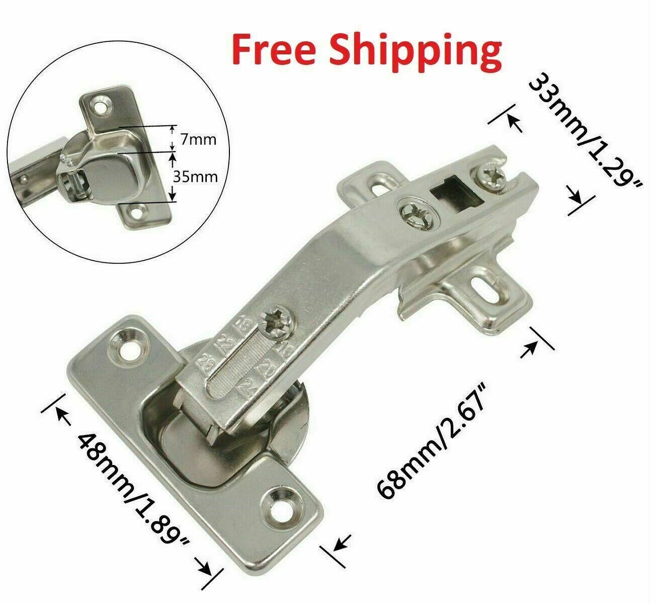 Grass 975 Pie Cut Corner Hinge GHA90700 (Mepla SSP 17, 19, & 21