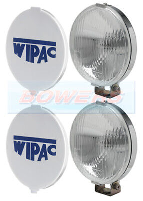 Classic Mini Chrome Wipac 5 1/2  Fog Lights Fog Lamps Boxed Pair With Covers • 38.80€