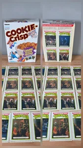 Caja de cereales Cookie Crisp 1990 con tarjetas Teenage Mutant Ninja Turtles + tarjetas adicionales - Imagen 1 de 4