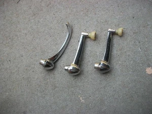 1949 1950 Ford Crestline Custom Deluxe Shoebox 3 NICE Inside Door Handles. - Picture 1 of 10