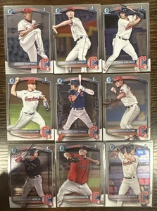 2025 Bowman Cleveland Guardians Team Set Prospettive Cromo 9 Carte Travis Bazzana - Foto 1 di 10