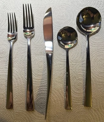 Dansk RONDURE 5 шт. набор столовых приборов вилки ложки стоячий нож - Изображение 1 из 4