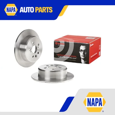 2x Par de discos de freno sólidos para TOYOTA CELICA 2.0 trasero 85 a 99 269 mm juego Brembo Foto 1 de 4