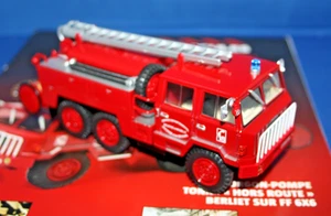 BERLIET SUR FF 6X6 1969 FRENCH FIRE ENGINE - 1/43 scale by HACHETTE - No.3 - Picture 1 of 9