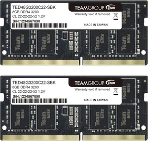 TEAMGROUP Elite DDR4 16GB Kit (2 x 8GB) 3200MHz PC4-25600 CL22 Unbuffered Non-EC - Picture 1 of 7