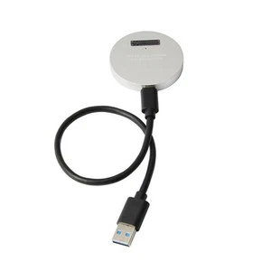 Silver USB3.1 Type C To PCI-E SSD M.2 NVME Enclosure External Reader Converter q - Photo 1/7
