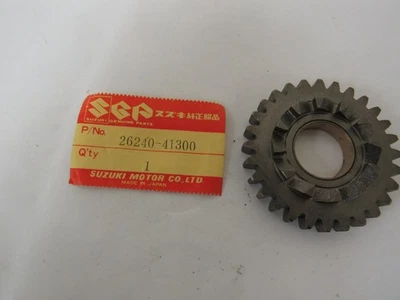 Nuevo de Lote Original Suzuki Kick Starter Drive Gear 1975-1981 RM125 RM100 PE175 26240-41300 Foto 1 de 2
