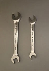 Llave de doble extremo abierto Husky de acero de aleación de colección 1/2" 9/16" y 5/8 11/16 EE. UU. - Imagen 1 de 4