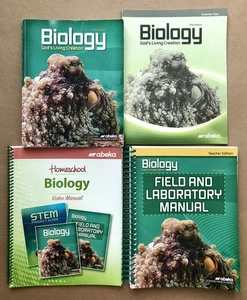ABEKA Biology God's Living Creation 5th Ed Textbook, Manual, Teacher Key - 4 LOT - Imagen 1 de 12