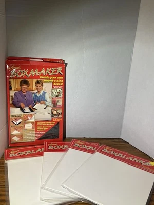 Fabricante de cajas Aleene’s vintage con 4 paquetes de cajas en blanco nuevo de stock kit artesanal sellado suministro Foto 1 de 4