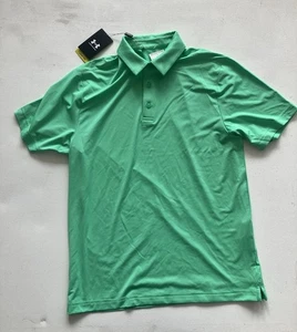 NEU Under Armour Herren grün T2 Polo UPF 50 Neu mit Etikett Medium - Bild 1 von 4