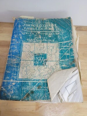 Ford 1991 camioneta taller manual volumen 1 carrocería/chasis/eléctrico serie F Bronco Foto 1 de 4