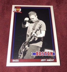 PEARL JAM Boston Baseball Card 2016 - Jeff Ament 1 arm up - Fenway pack red sox