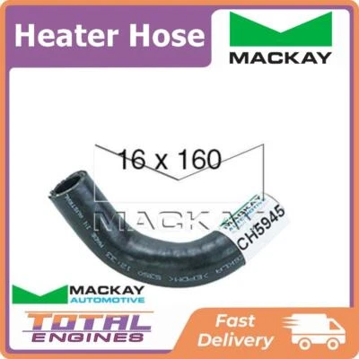 Heater Hose fits Toyota Hilux LN51R/LN56R/LN60R/LN65R 2.4L 4Cyl 2L - Image 1 of 2