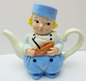 Dept 56 Cookies from the Cookie Jar Little Dutch Boy Teapot 33122 Old Stock Bpx - Picture 1 of 14