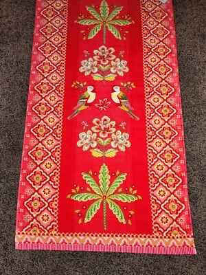 NEU Pip Studio Strandlaken 100x180 Badetuch Handtuch Darjeeling Bird Pink XXL  - Bild 1 von 4