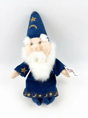 Vintage 1995 Disney Club Sword in the Stone Merlin Plush Doll Wizard Magic 8" - Image 1 of 4