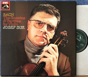 Suk. Bach (Sonatas and Partitas, violin solo). EMI SLS 818 (3) Box. NM - Picture 1 of 1