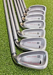 Wilson Deep Red Iron Set 5-PW + SW  /  RH / Ladies Graphite / NEW GRIPS / jd6336 - Picture 1 of 14