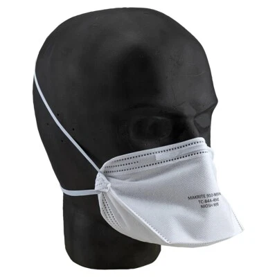 20X N95 Dust Mask Flat Fold Respirator Individually Sealed NIOSH Approved - image 1 of 3