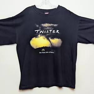 Twister Movie Promo Dark Side Of Nature Vintage 90s Bill Paxton 1996 Shirt XL - Bild 1 von 7