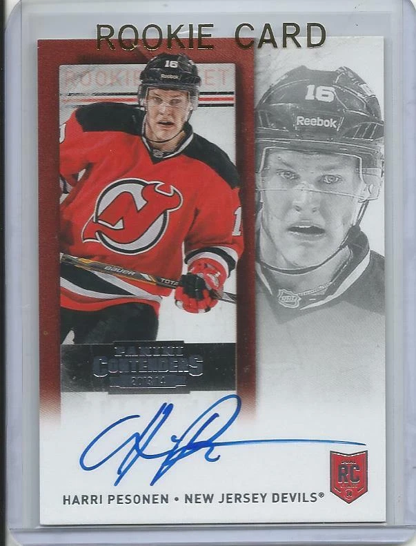 2013-14 Panini Contenders Harri Pesonen Auto Rookie Card RC #174 Mint - Image 1 of 1
