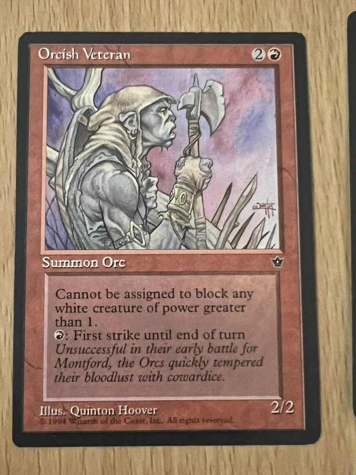 Orcish Veteran (Hoover) Fallen Empires - MTG - Image 1 of 1