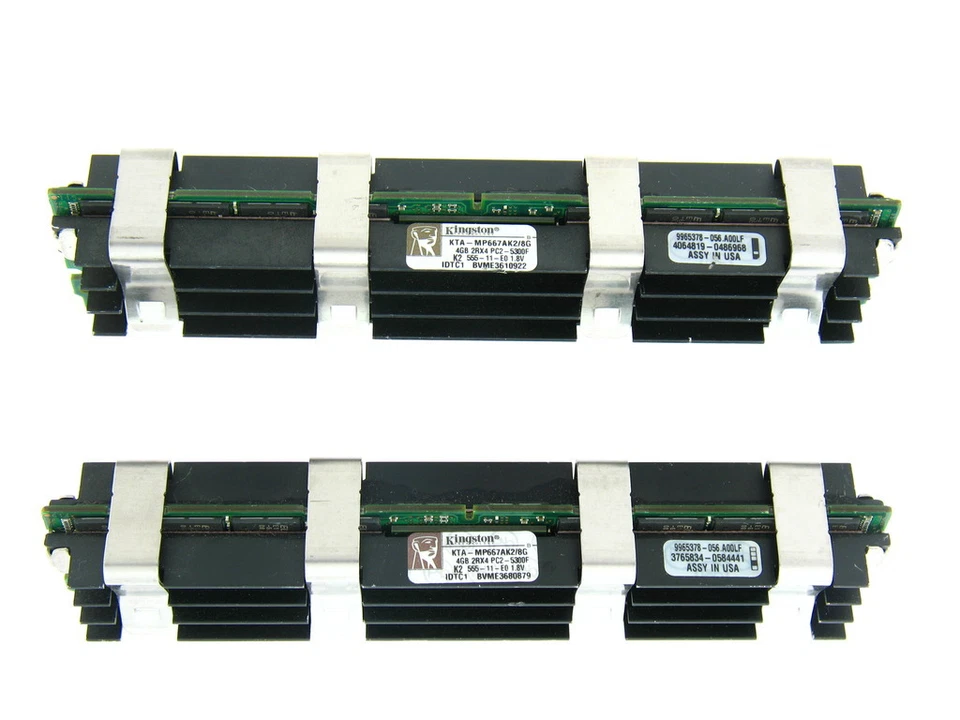 Kingston KTA-MP667AK2/8G - 8GB (2x 4GB) 667 MHz DDR2 FBDIMM Memory for Apple - Image 1 of 1