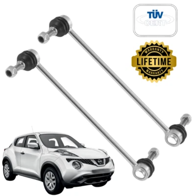 Front Drop Links Pair For Nissan Juke 2010-2019 Anti Roll Bar TUV Certified - Image 1 of 4