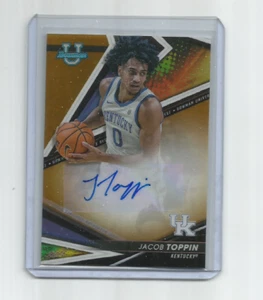 JACOB TOPPIN (Kentucky) 2022-23 BOWMAN UNIVERSITY BEST GOLD AUTO #BOA-JT  /50 - Picture 1 of 2